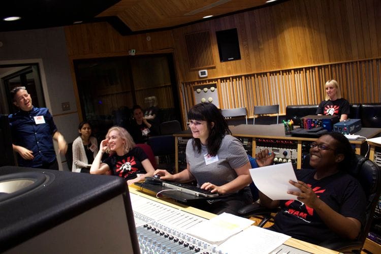 Women's Audio Mission team