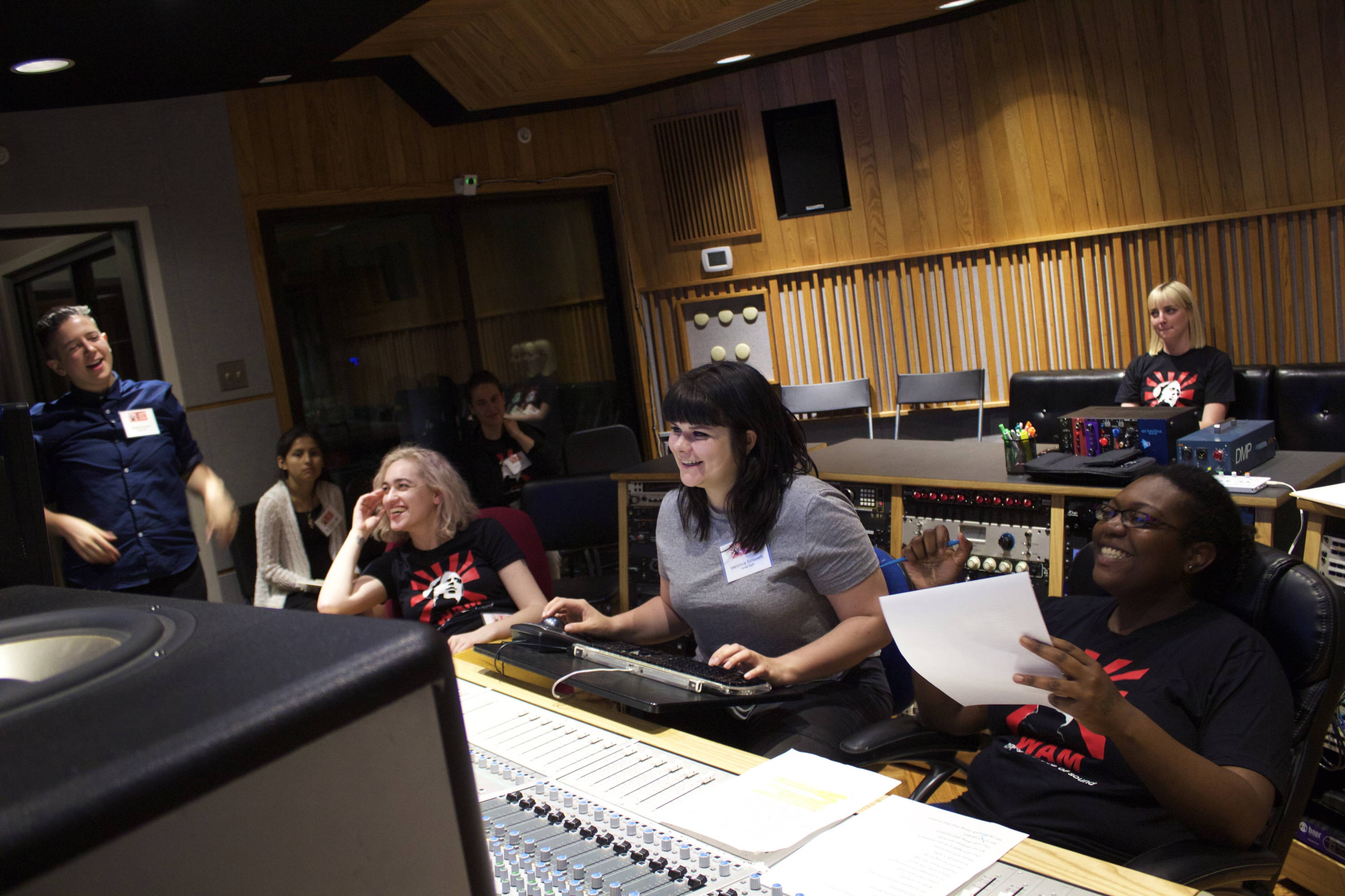 Women's Audio Mission team