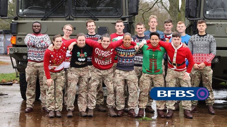 British Forces Broadcasting Service team